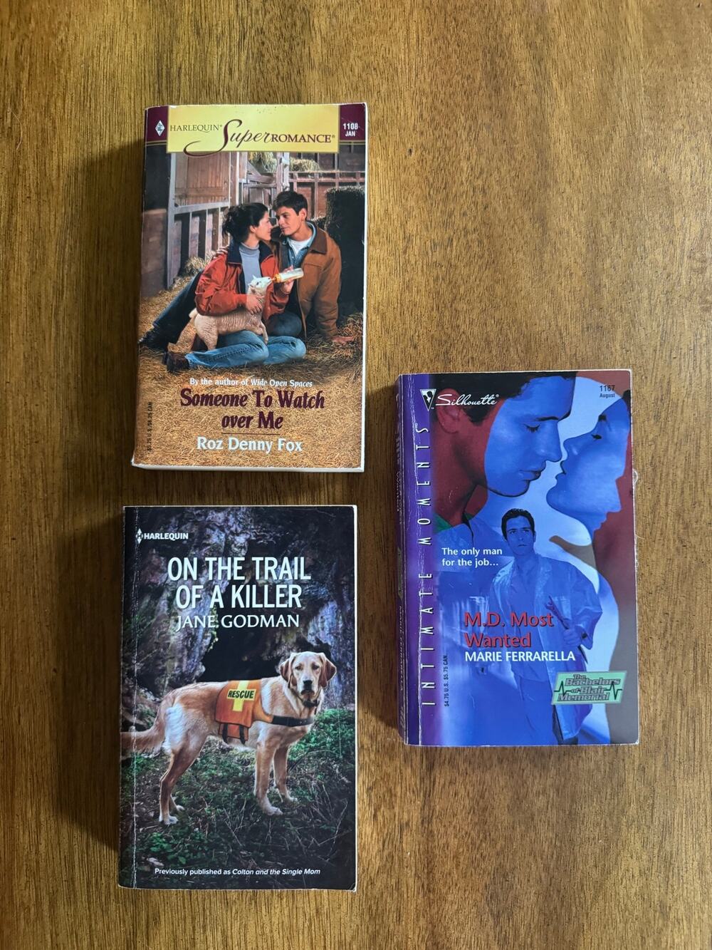 Harlequin Romance Suspense Paperback Book Lot 3 Godman Ferrarella Fox